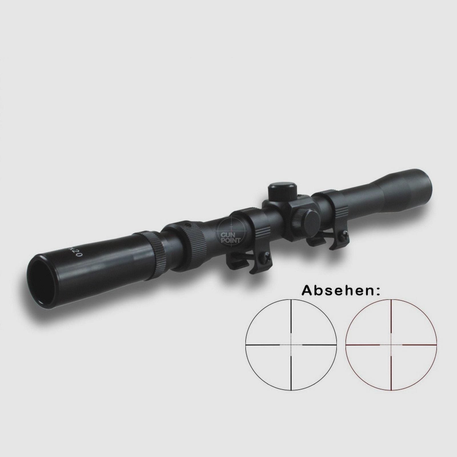 X-SCOPE Zielfernrohr 3-7x20