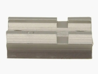 Weaver Top-Mount Base #61 Ricevitore Piatto argento