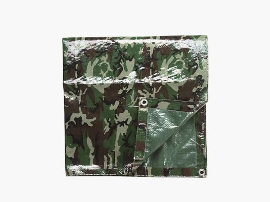 Covering tarpaulin PE 200x300cm, US Woodland