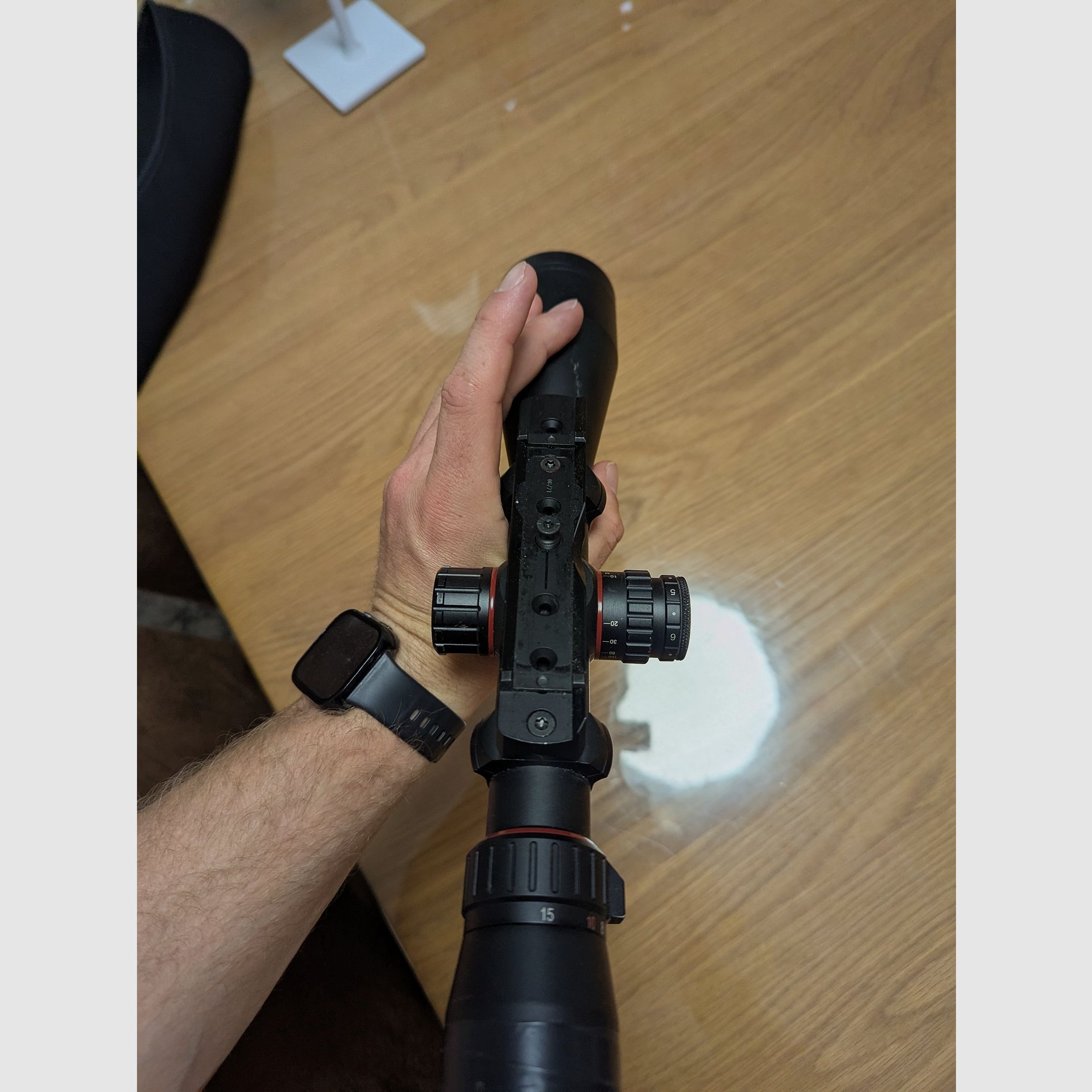 Bushnell Nitro 2,5-15x50 auf Dentler Montage