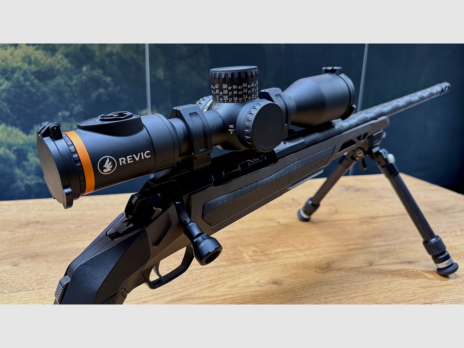 Gunwerks Endex / 6.5 PRC / 20'' barrel length / Revic mount / Revic Radikl RS25b 4-25x50 / Elevate 2.0 bipod / NEW