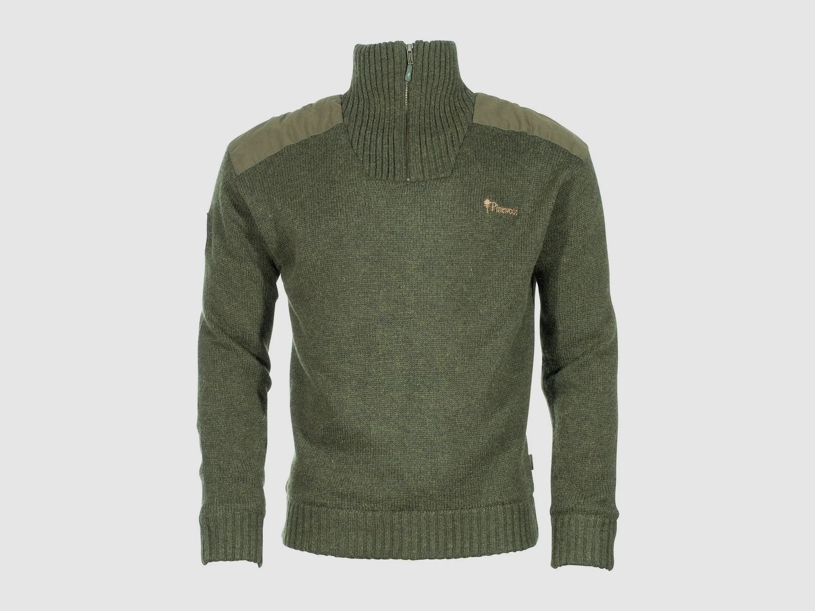 Pinewood Pinewood Sweater Hurricane dark green melange