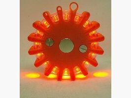 Wildmarkierer und Warnleuchte - 16 rote LED*s,inkl.Batterie