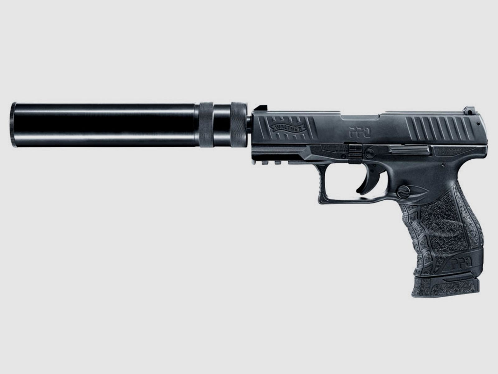 Umarex 310.02.05 Walther PPQ M2 Navy Kit 9 mm P.A.K mit Schalldämpfer Pyro
