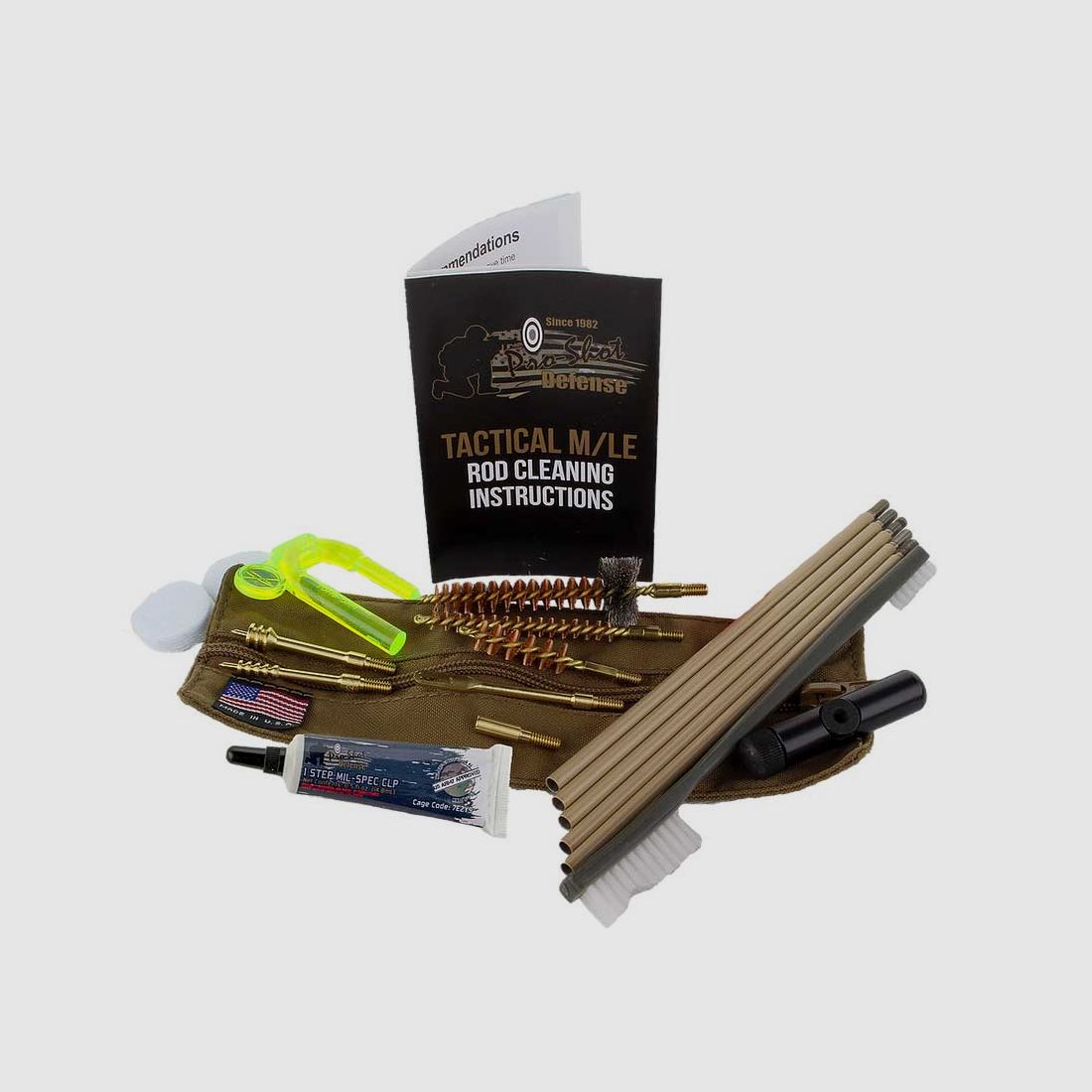 Ruck-reinigingsset 223/9mm Coyote, afbeelding 2 van 3