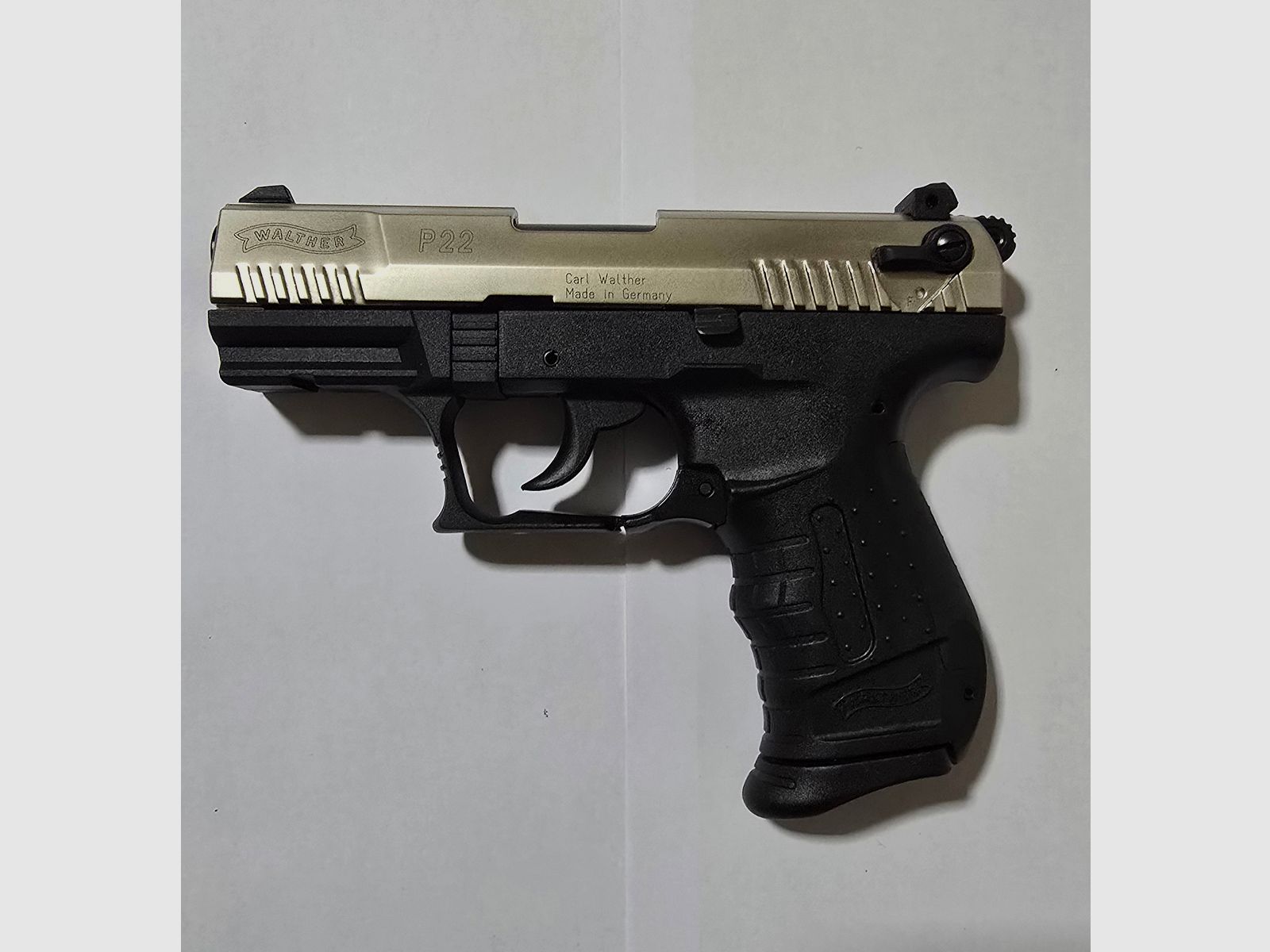 Walther P22 Nickel Classic blank firing 9mm PAK