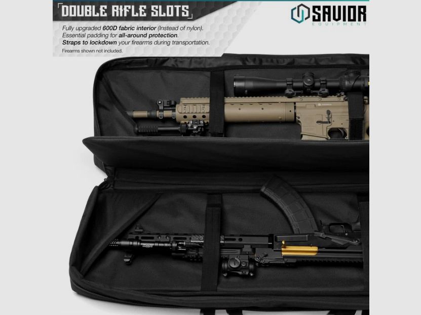 Savior – Urban Warfare Double Rifle Bag / 55 Inch / Grey, image 3 of 5