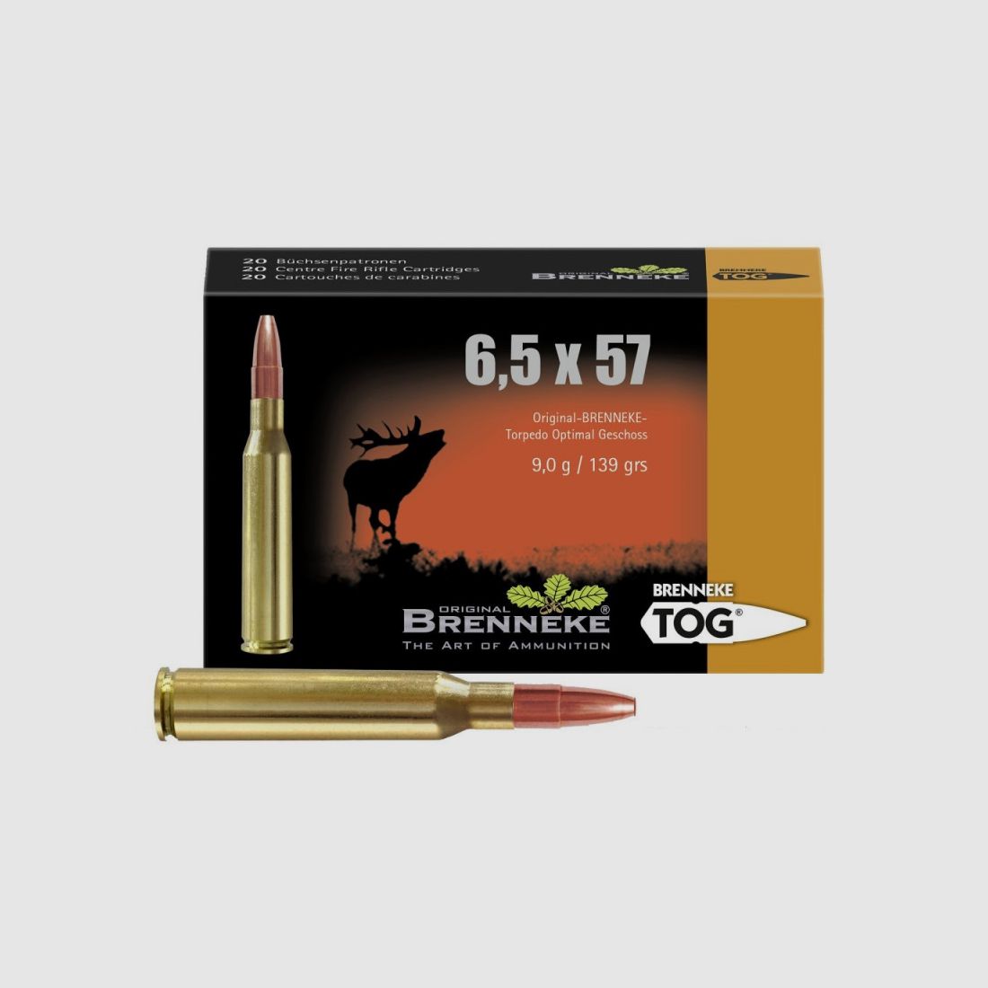 Brenneke 6.5x57 TOG 139 gr