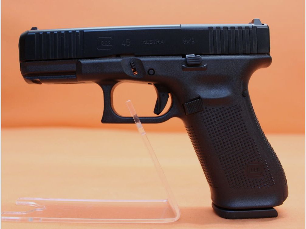 Glock Ha.Pistole 9mmLuger Glock45 Gen5 (MOS) 102mm Lauf Modular Optic System f. Red Dot Sight (9mmPara)