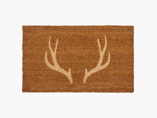 Lovergreen Outdoor Motiv Kokosnuss-Fumatte braunes Hirschgeweih