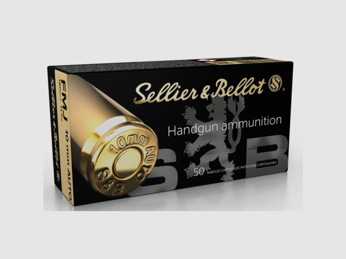 10 mm Auto S&B FMJ 180gr VE50
