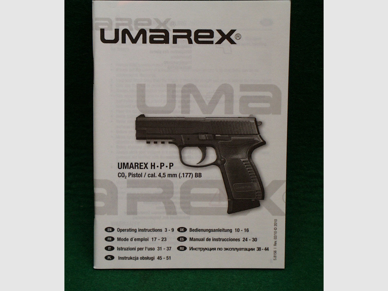 Umarex	 H.P.P Co2 Pistole