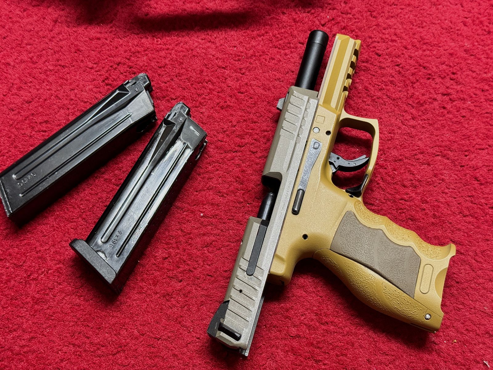 VFC H&K VP9 Airsoft GBB Pistole 6mm mit Koffer Defekt !!!!