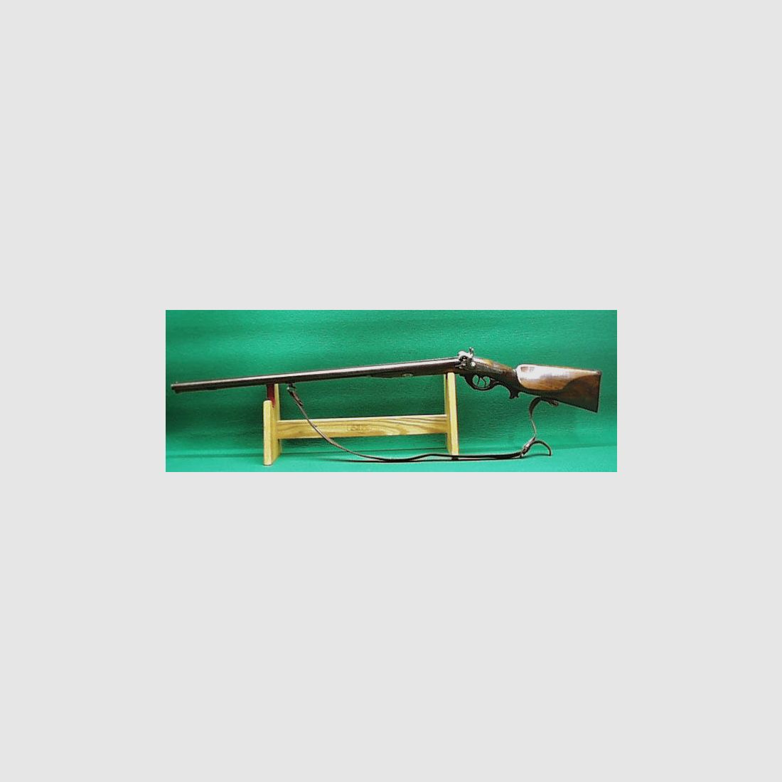 Jacob Wunderlich double-barreled percussion gun