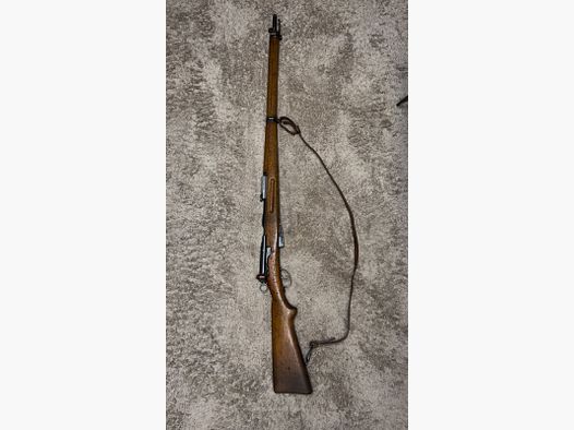 Schweizer Karabiner K31 – Kal. 7,5x55 Swiss – W+F Bern – Nummerngleich mit Riemen