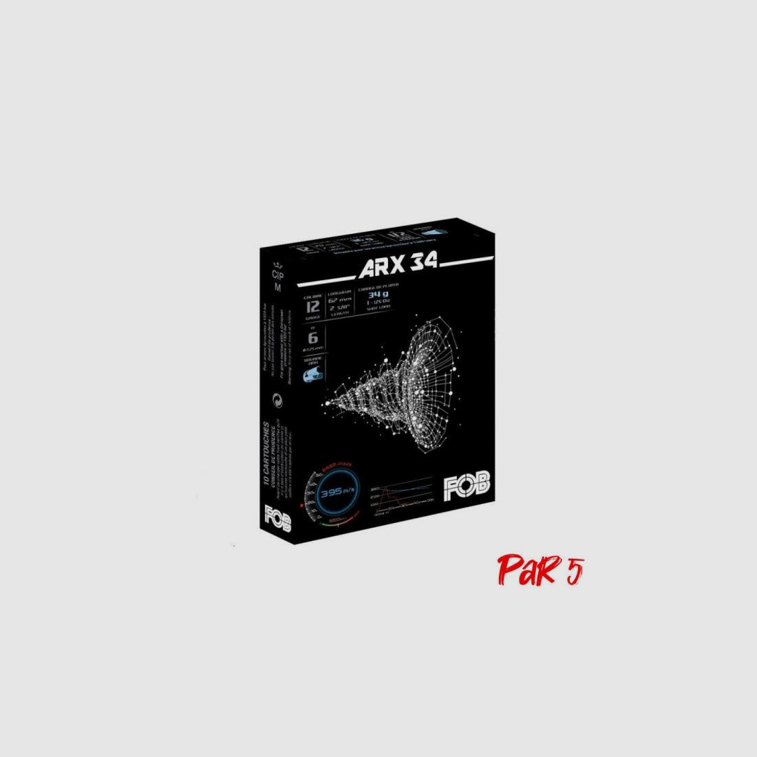 Patrony myśliwskie FOB ARX 34 - Kal.12/67, zdjęcie 2 z 3