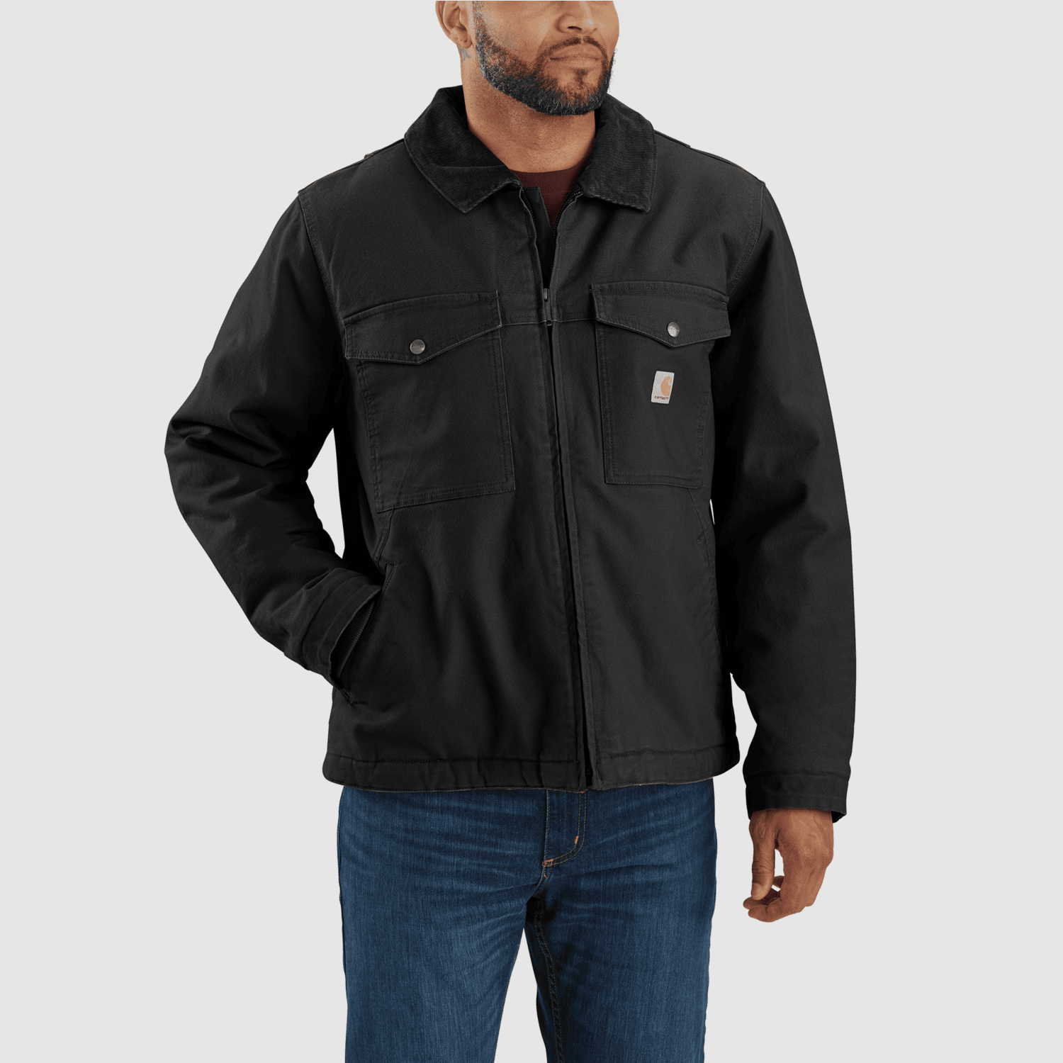 Carhartt Montana Rugged Flex™ Relaxed Fit Duck Insulated Jacket Men Black 2XL