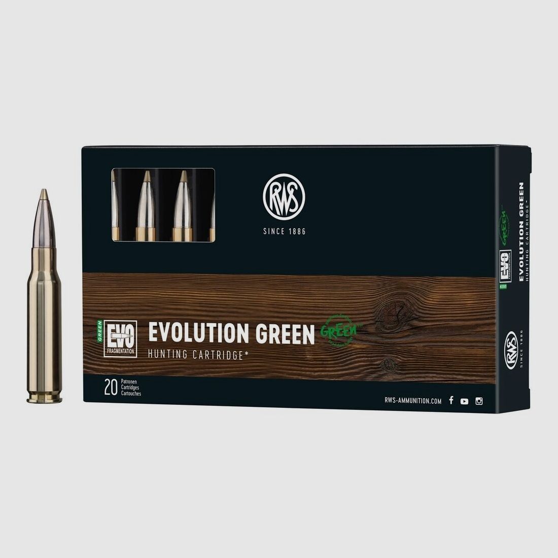 RWS Evo Green 139grs 20St .308Win