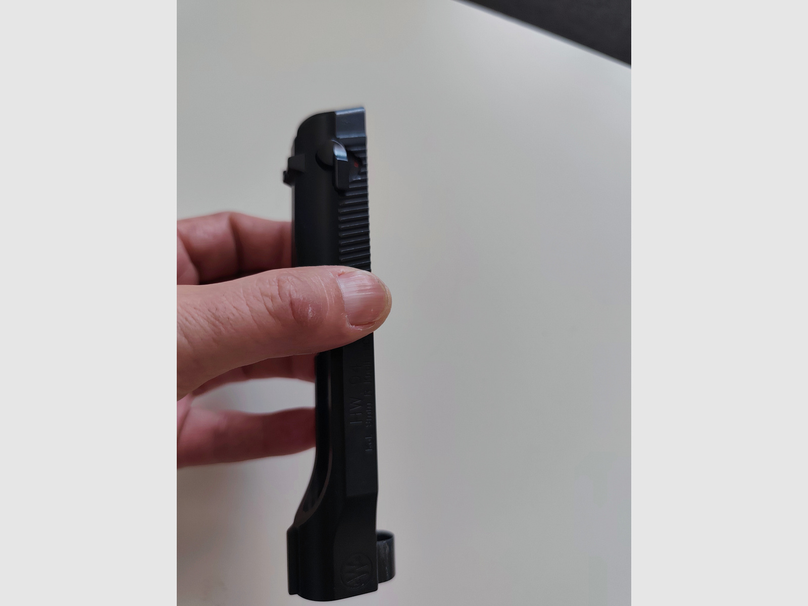 Weihrauch HW 94 slitta completamente brunita come nuova PTB 855