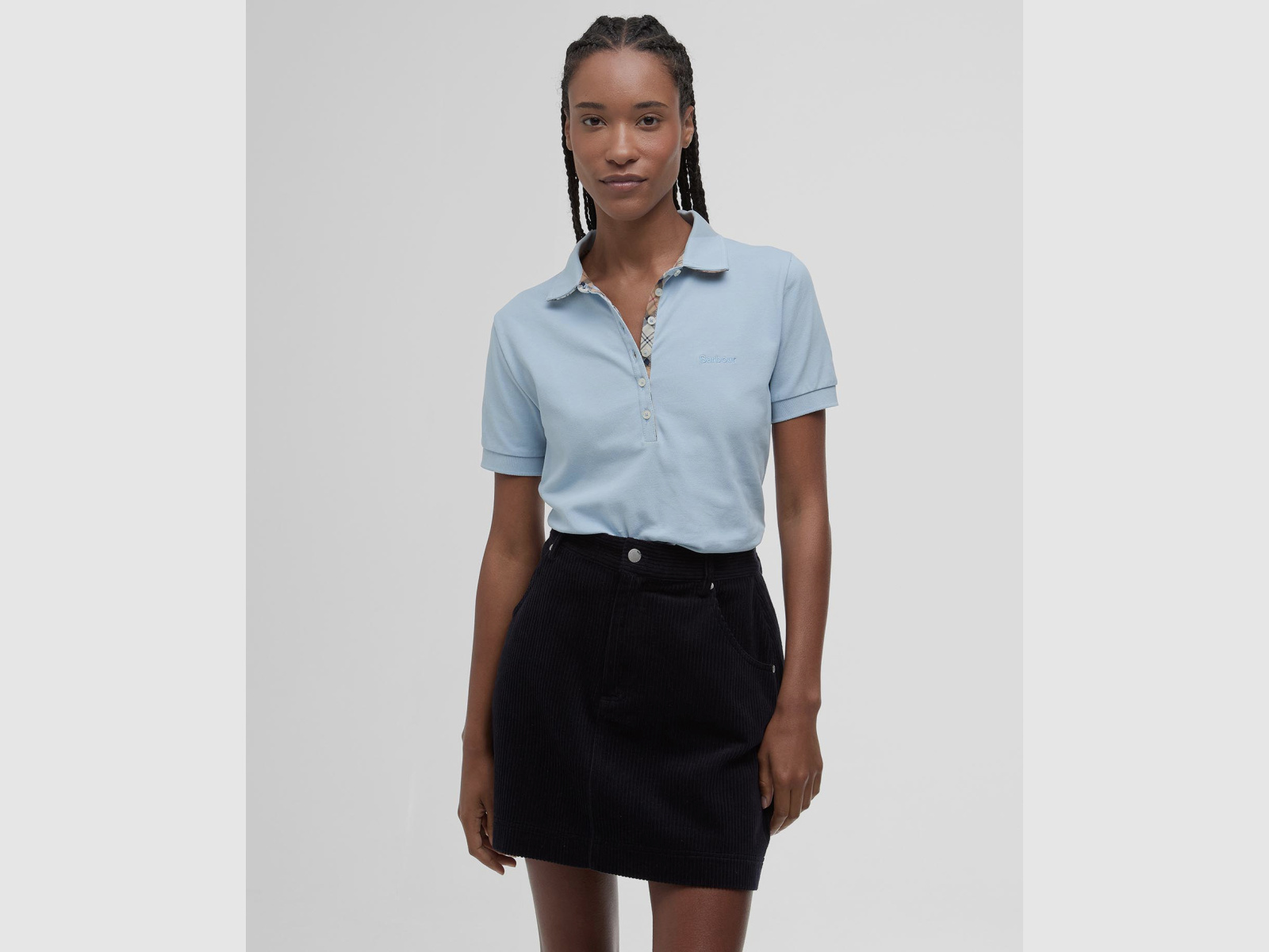 BARBOUR Portsdown Top Blue Idigo Tartan