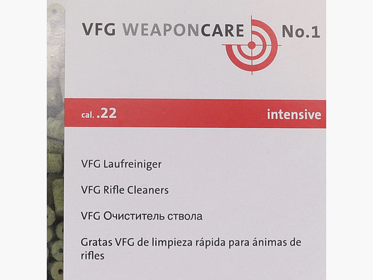 VFG Laufreiniger ''Intensive'' - .22 (500stk.)