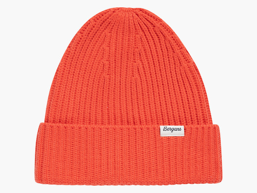 Bergans Nordmarka Merino Beanie Peachy Red One Size