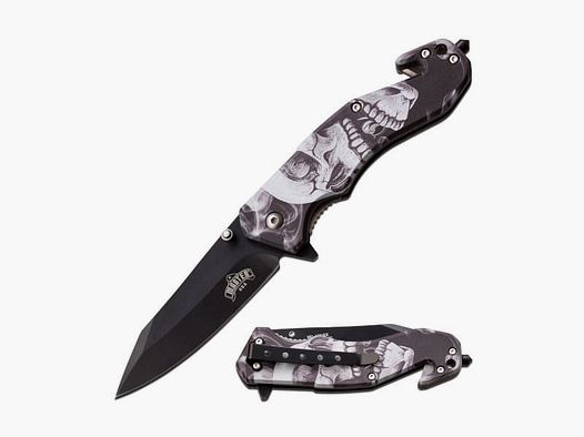 Master USA Folder Skull Taschenmesser