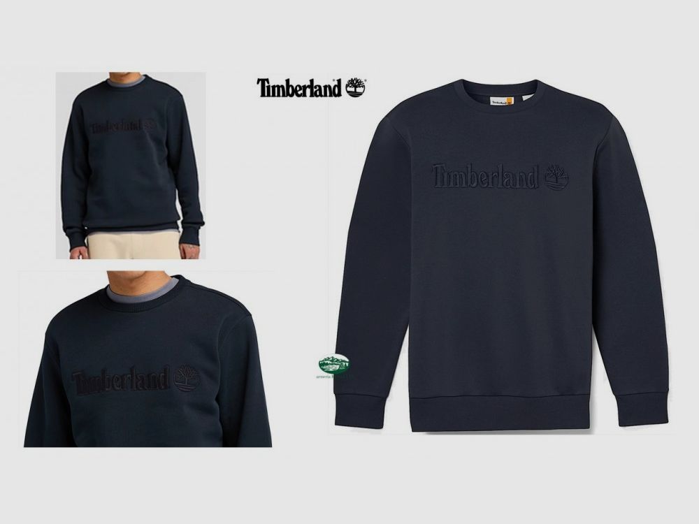 TIMBERLAND Sweatshirt Hamp Crew in Blau