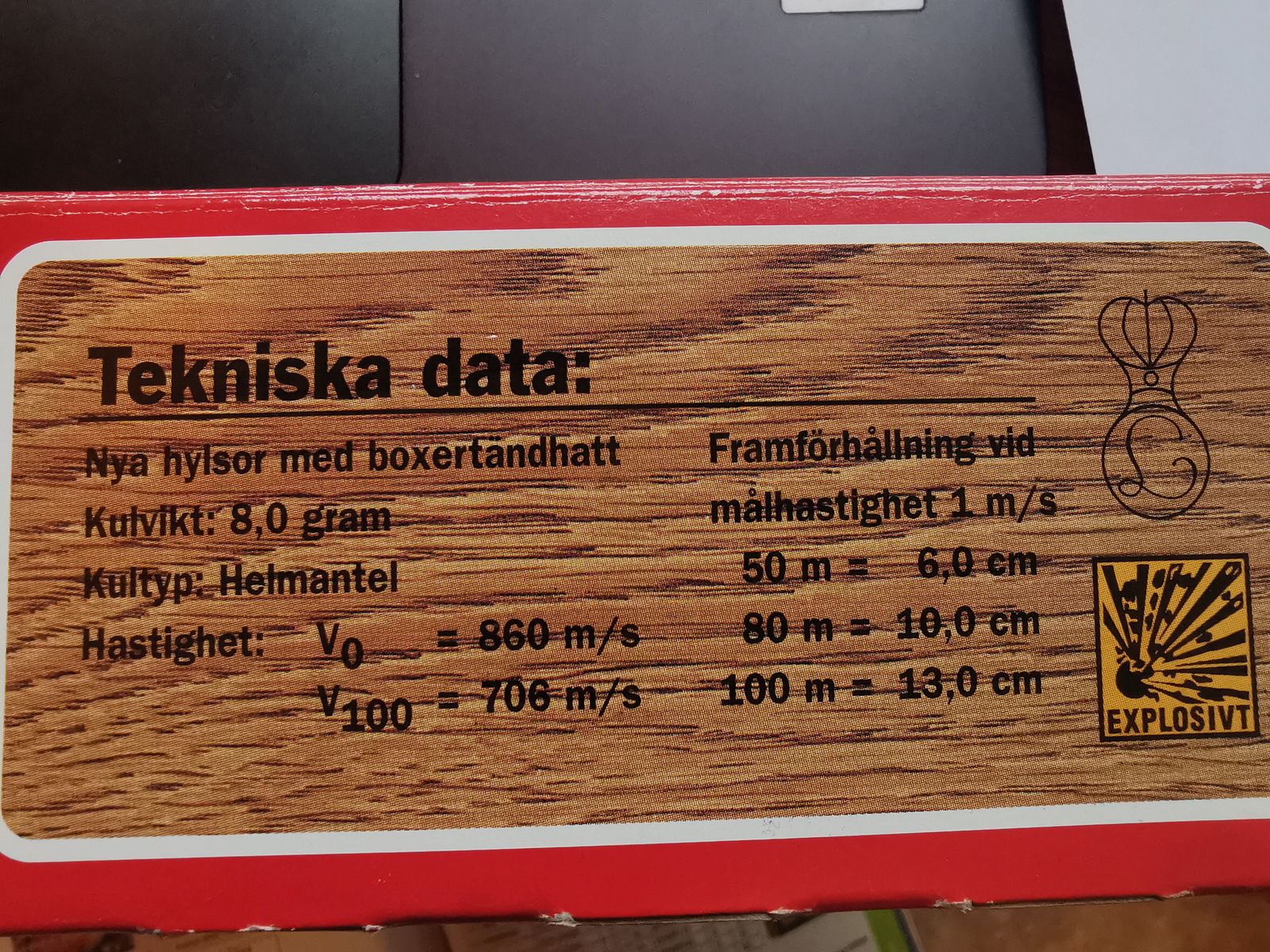 Pallini 8x57 JS Full Metal Jacket Norma Jaktmatch