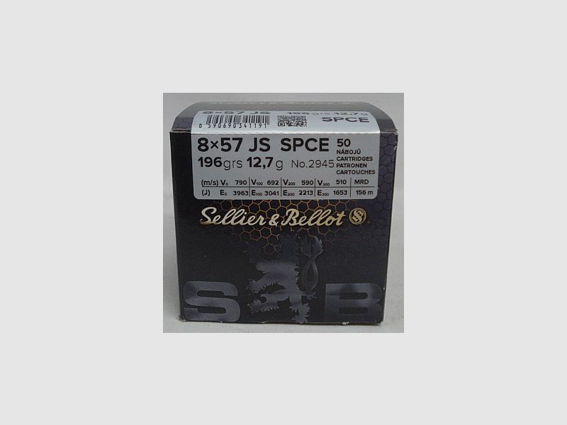 8x57IS SPCE-Target - 12,7g/196gr (a50)