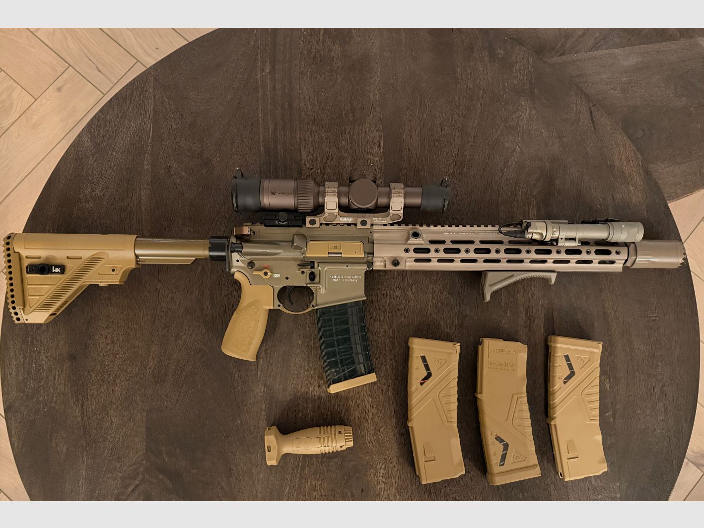 HK MR223 A3 14.5” – Geissele / Vortex Razor setup – As good as new