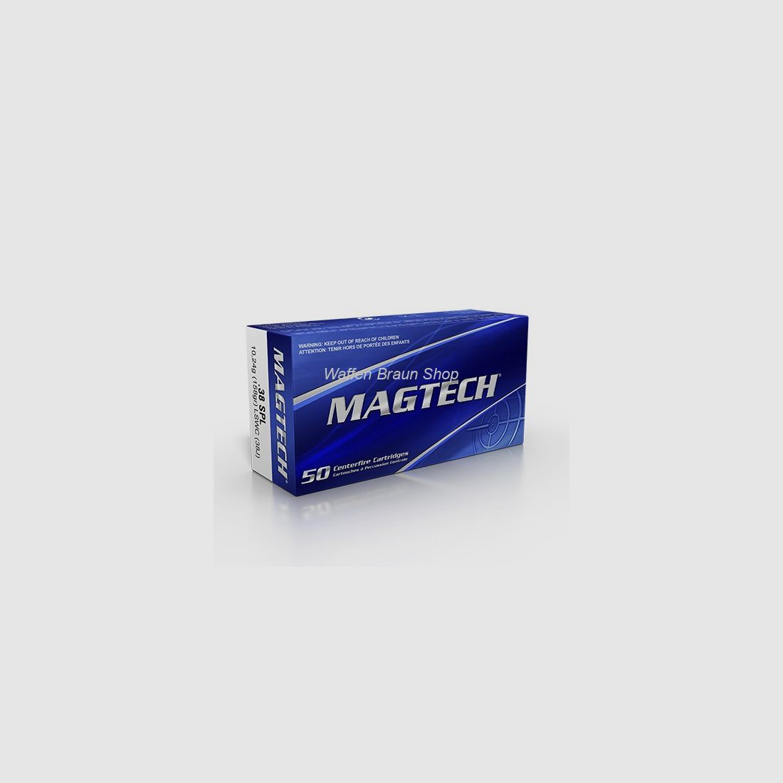 Magtech.38SPL LSWC 158GRS A50 #38J