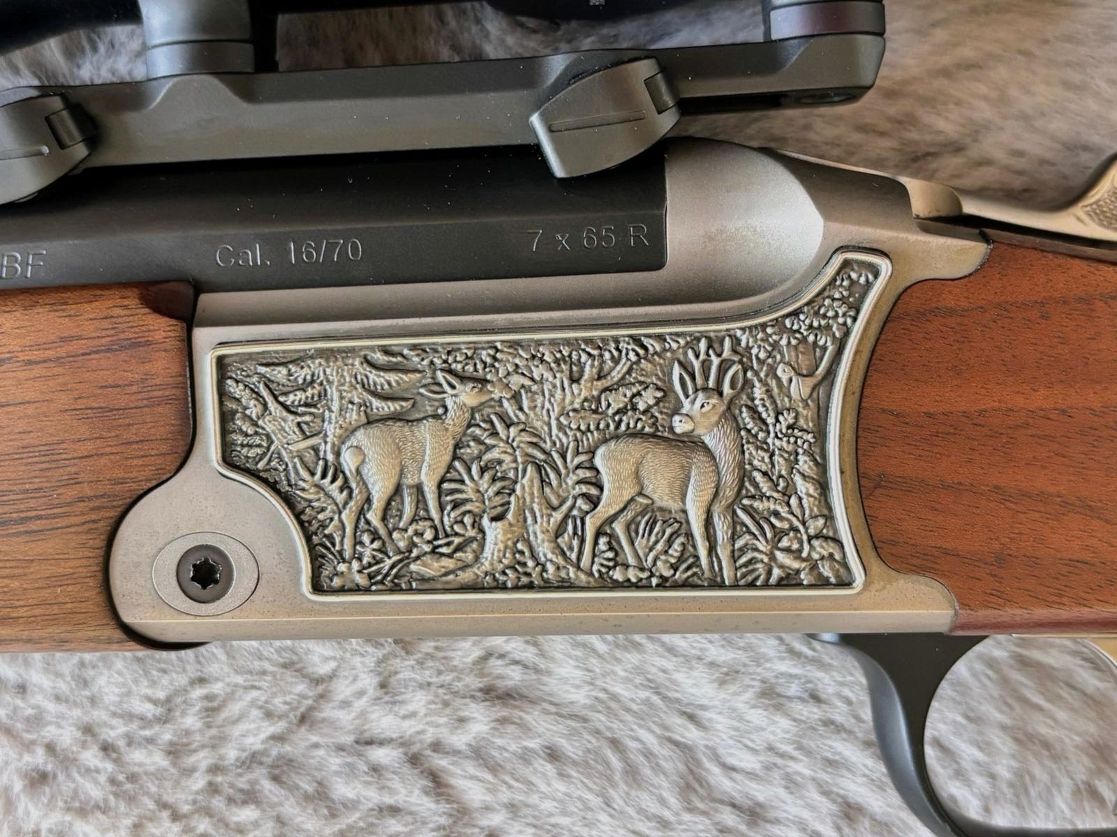 Bockbüchsflinte mit Einstecklauf