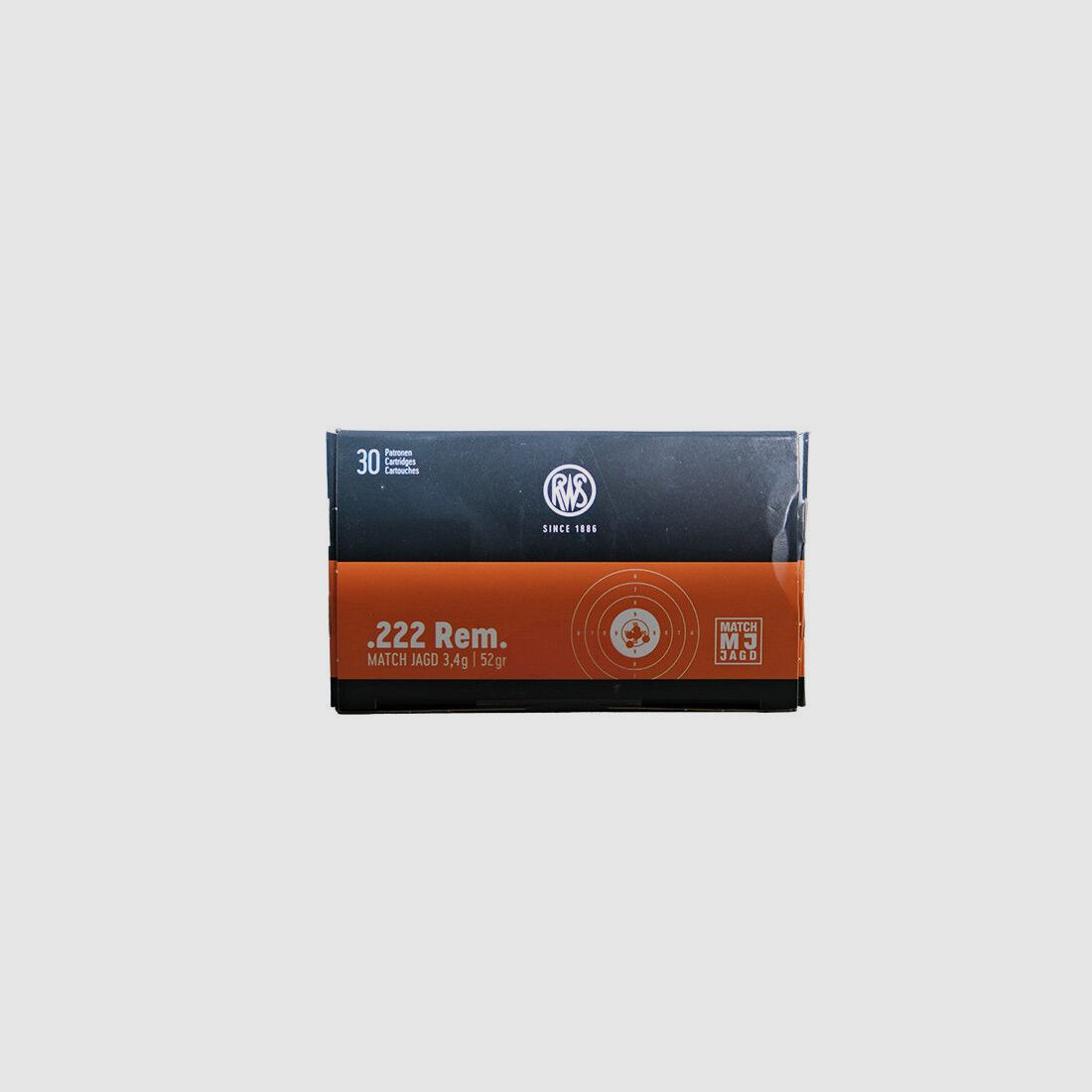RWS .222 Rem MJ 3,4g / 52grs