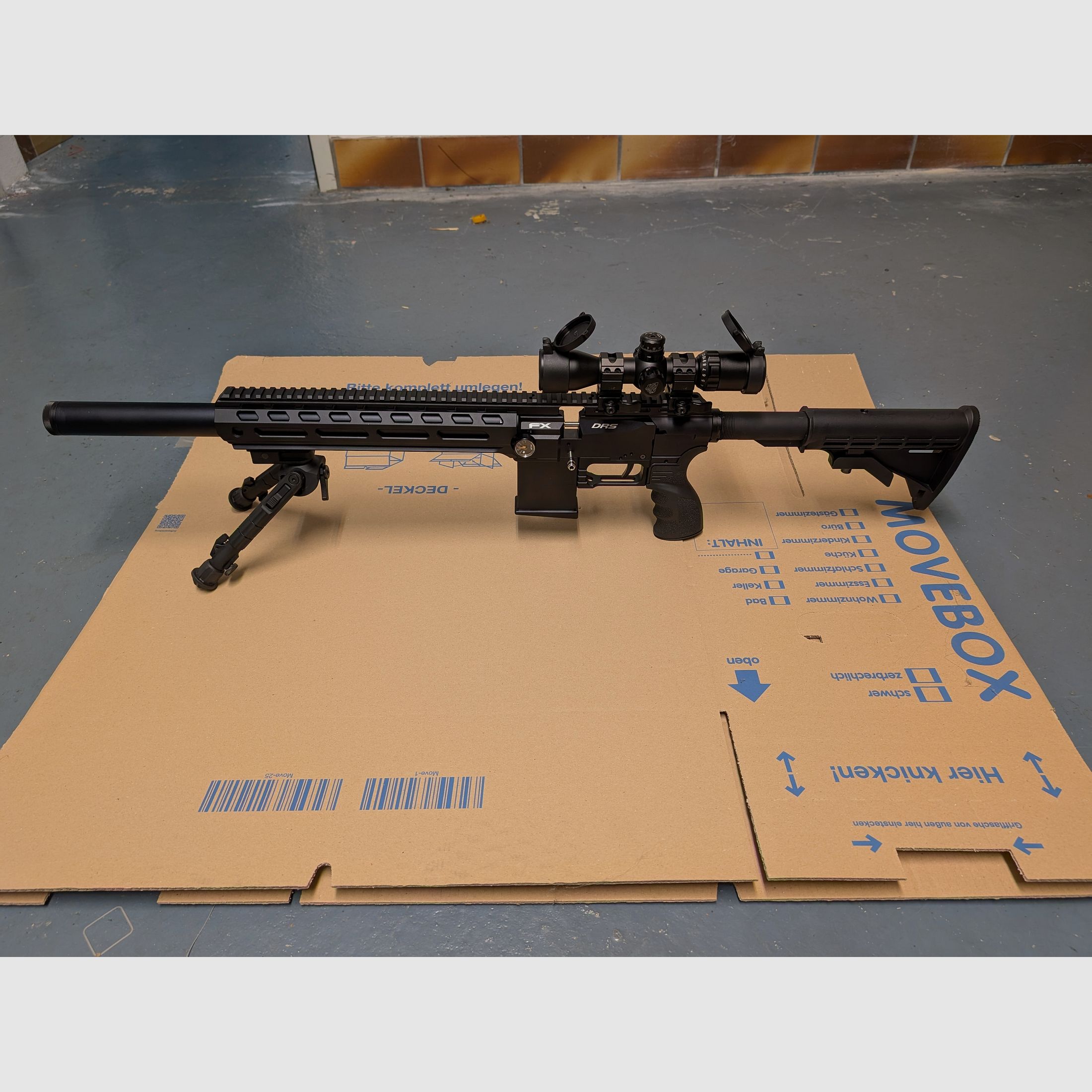 FX DRS Tactical 7,5Joule Cal. 5,5mm mit Zubehör 