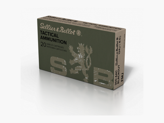 300 AAC Blackout S&B FMJ 124gr VE20