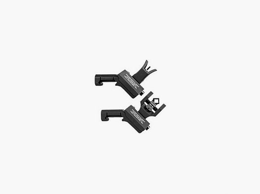 TROY INDUSTRIES AR-15 FLIP-UP 45 DEGREE OFFSET SIGHT SET BLACK