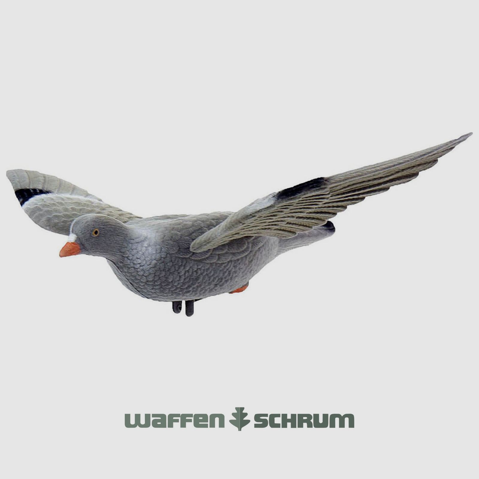 Eurohunt Beflockte Taube mit Flügeln