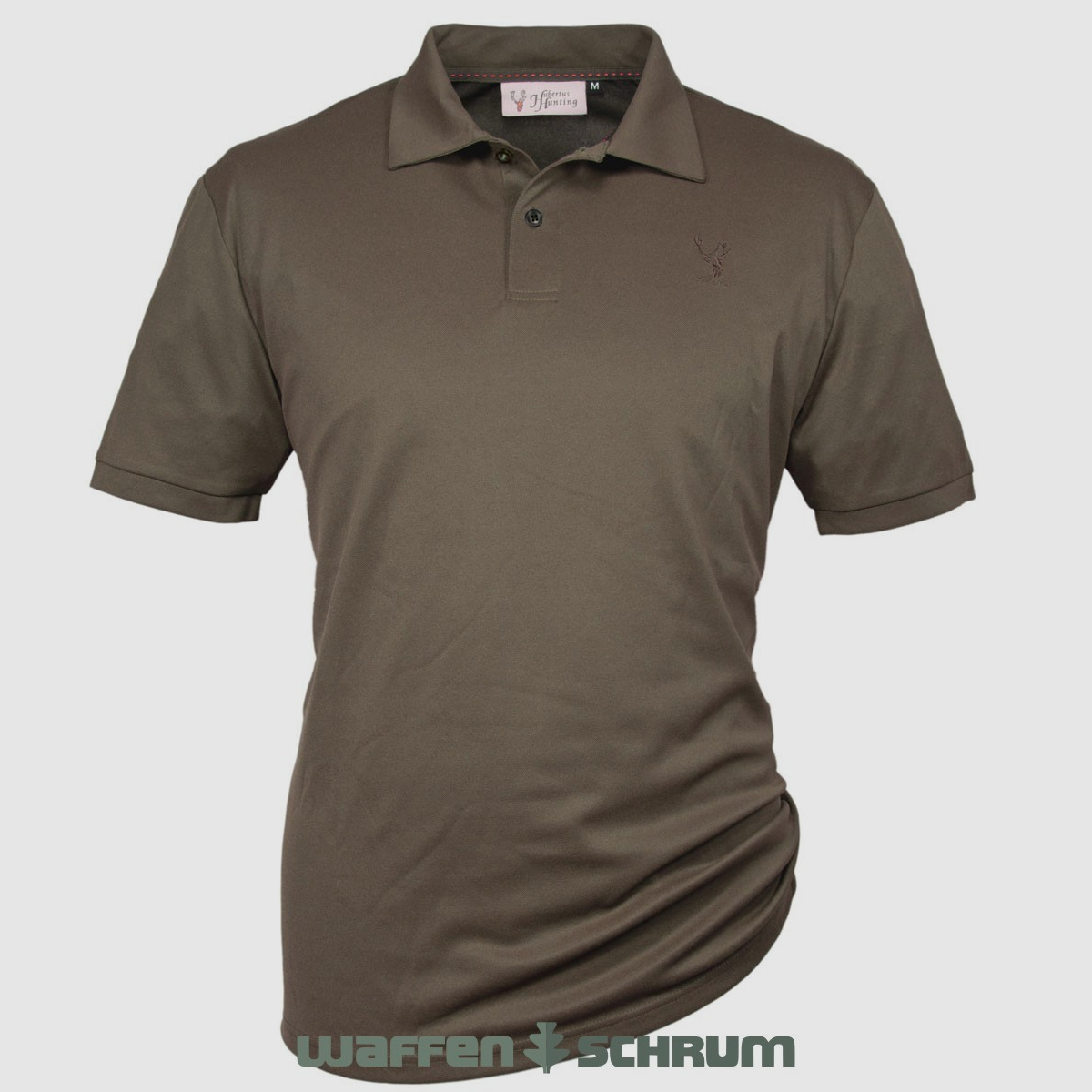 Hubertus Funktions-Poloshirt Piqué Dunkeloliv