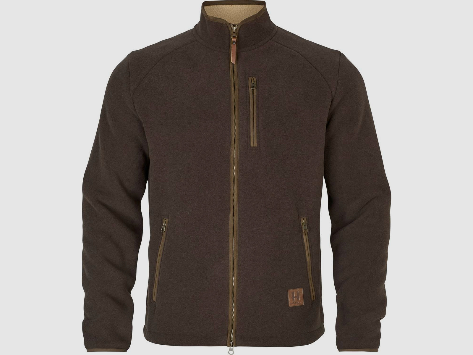 Hrkila Sandhem Sherpa Fleecejacke Braun