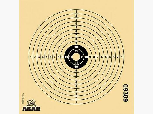 AKAH air rifle targets 14x14cm