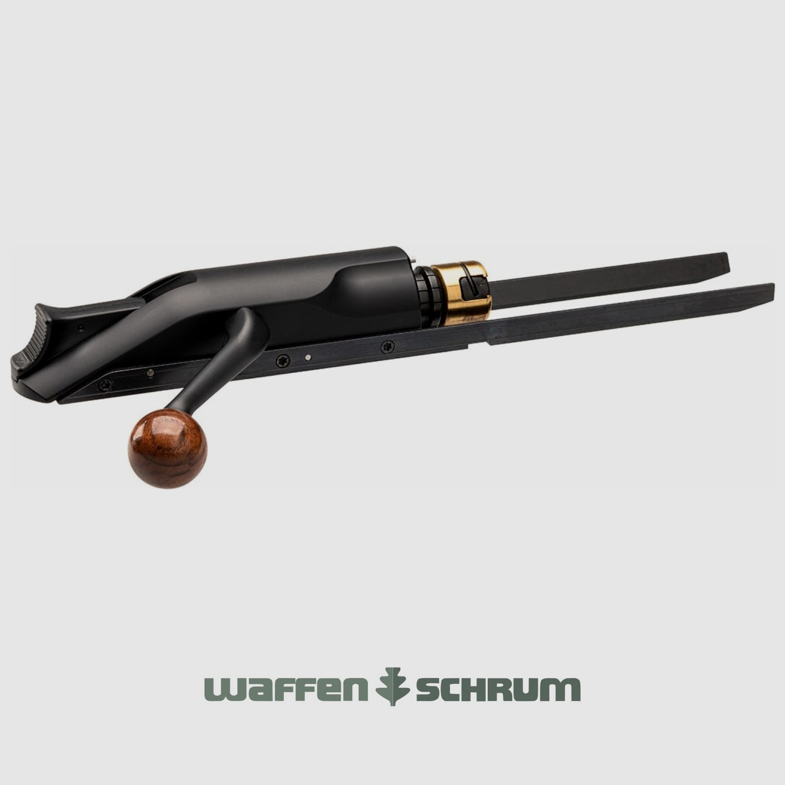 Blaser R8 Verschluss Rechts Kammer goldfarben / Holzkugel