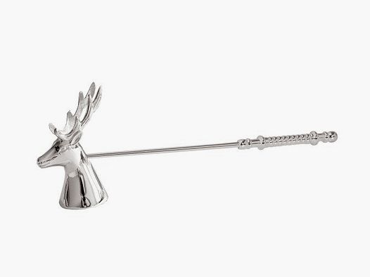 Kerzenlöscher Hirsch versilbert