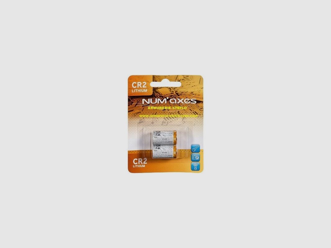 CR2 3V Batterie - Num'axes - (x2)