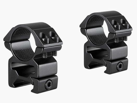 Mocowanie pierścienia HAWKE, szyna Weaver/Picatinny, średnica: 25,4 mm / 1 cal wysoki - stal