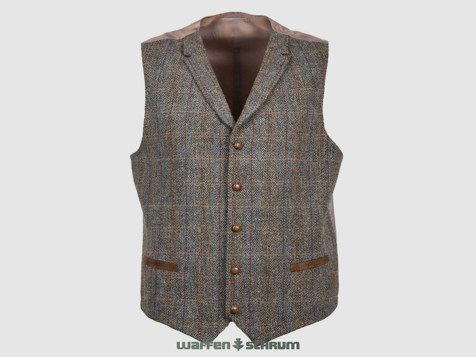 Gebrüder Weis Weste King A mittelbraun Haselnuss