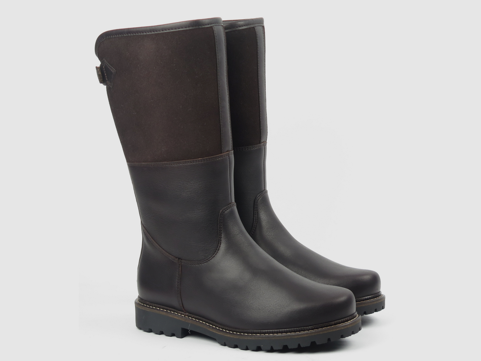 dirndl & bua Damen Winter Stiefel in Dunkelbraun, Bild 1 von 4