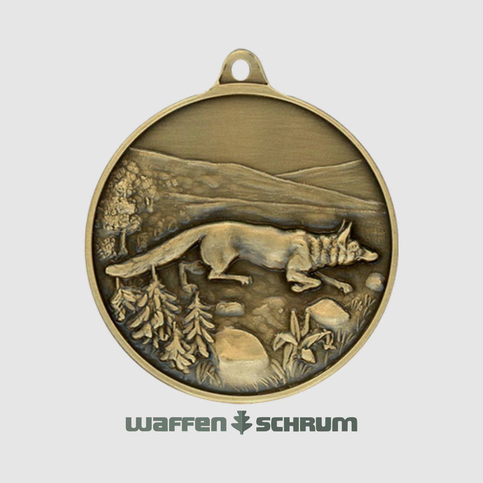Steinhauer&Lück Hunting Medal Fox 40mm Bronze