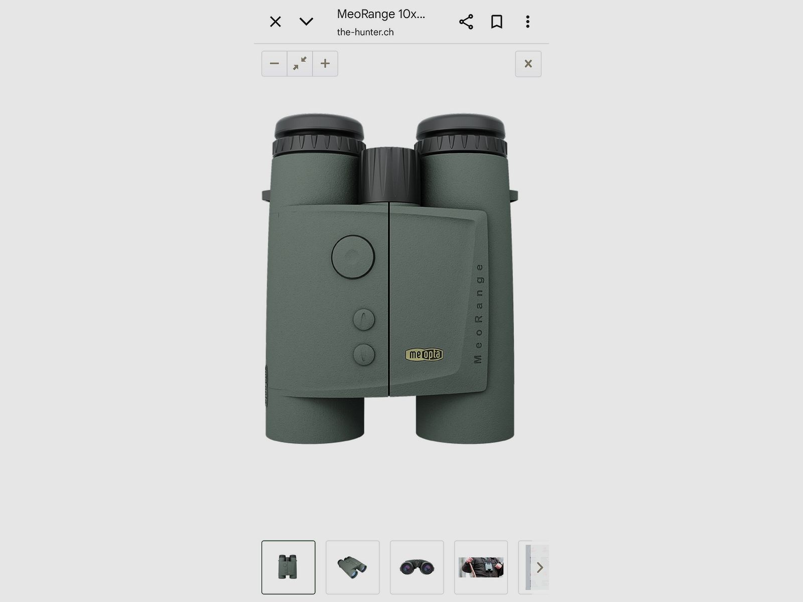 Fernglas Meopta MeoRange 10x42 HD Basic mit Entfernungsmesser