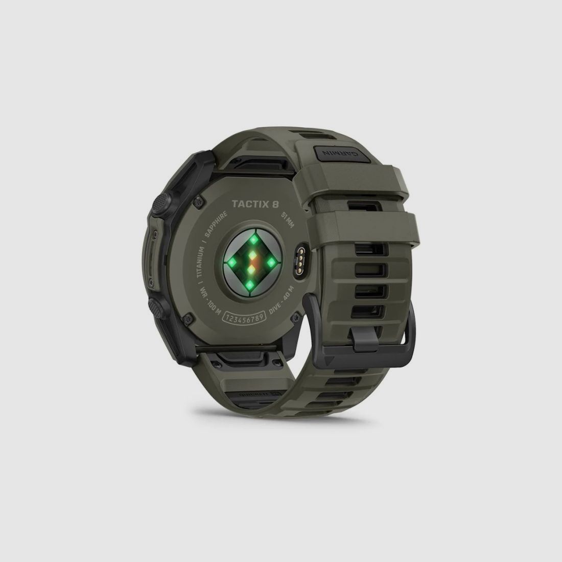 Garmin Smartwatch Tactix 8 Cerakote | olivgrün, Bild 9 von 12